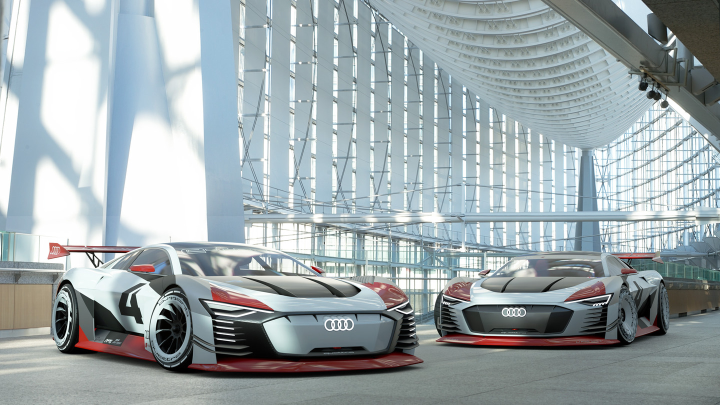 Audi Introduces Two New Vision Gran Turismo Cars, Including the First One  to Drive on a Real-World Race Track 