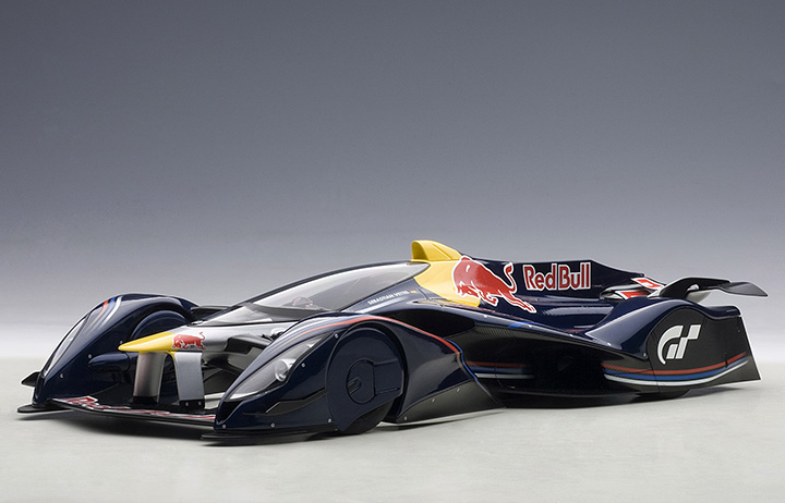 Detailed 1/18 Die-Cast Model of the “Red Bull X2014 Fan Car