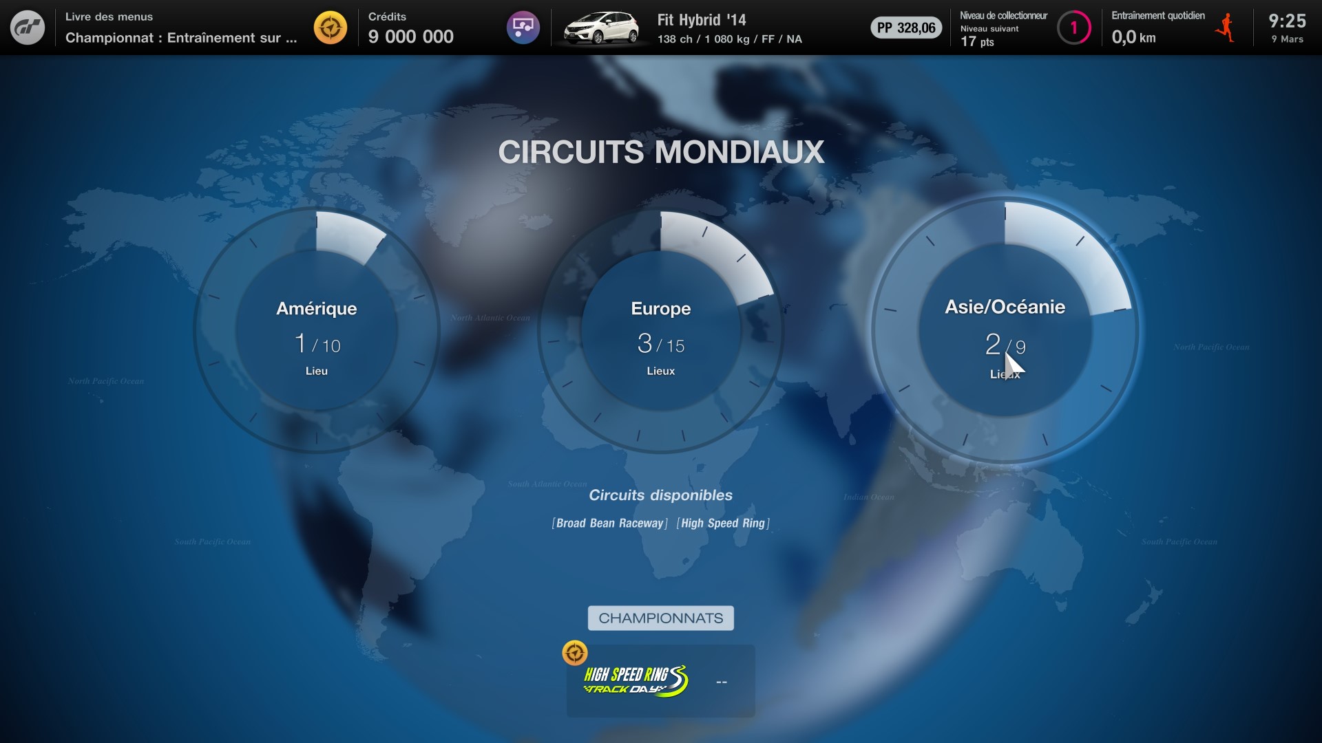 Championnats en ligne sur Gran Turismo
