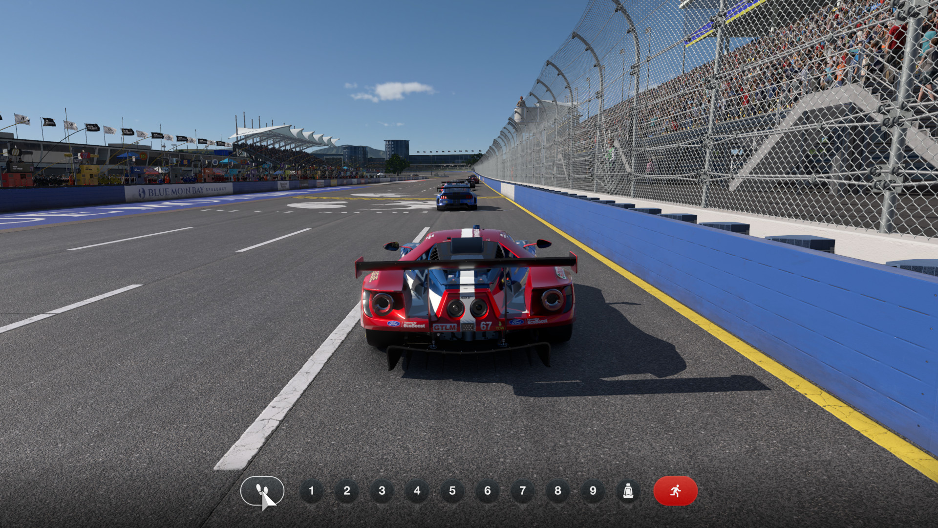 Um jogo de carros de corrida com a palavra velocidade na tela