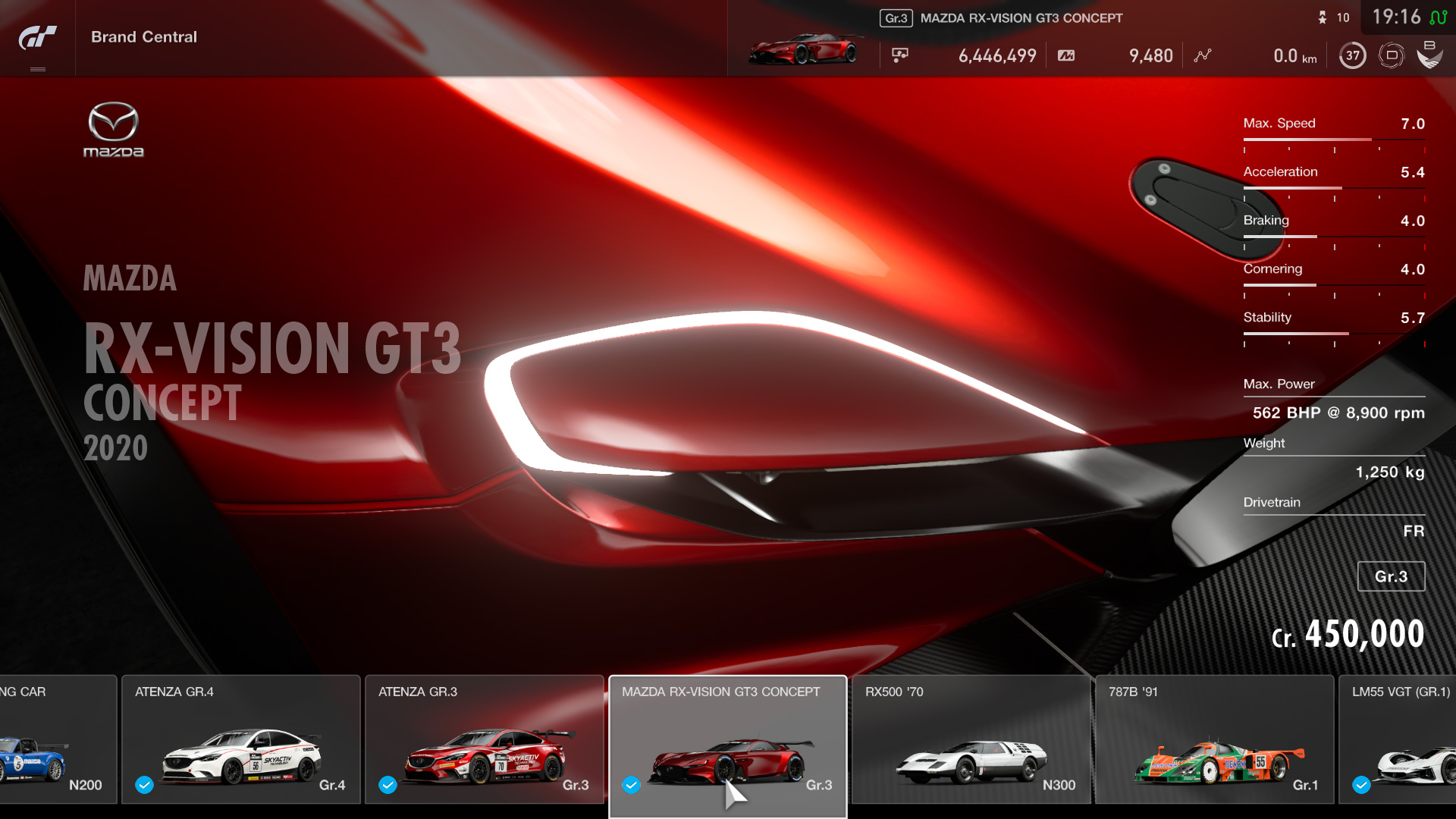 Präsentation des „RX-Vision GT3 Concept“ von Mazda, dem neuen